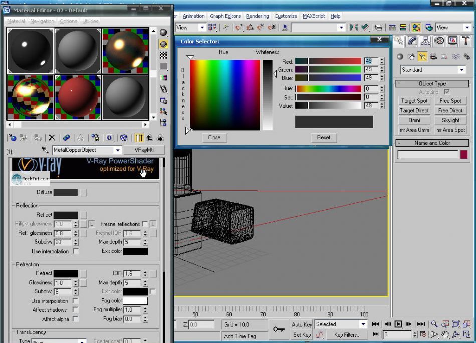 Lipstick model in 3D max