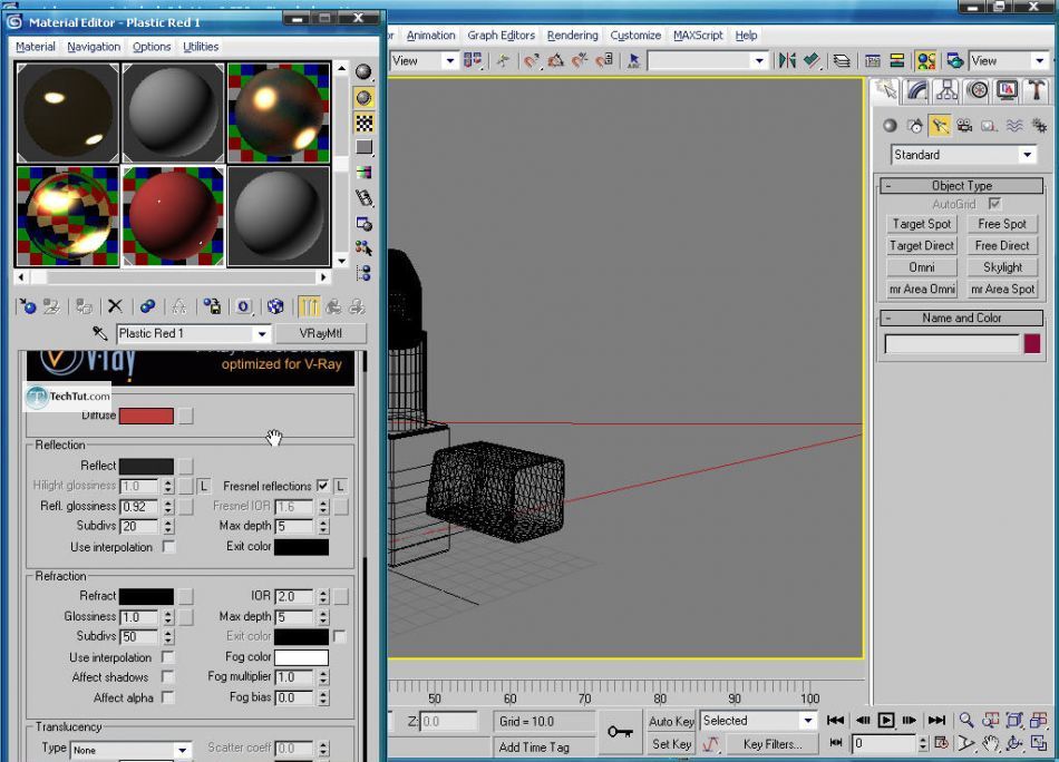 Lipstick model in 3D max