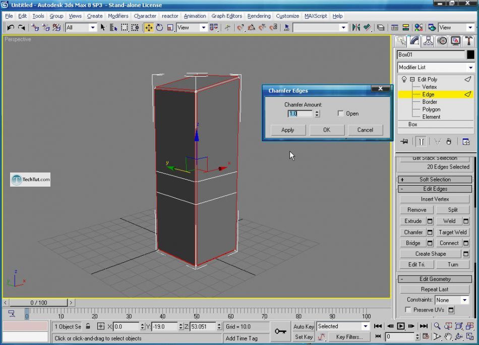 Lipstick model in 3D max