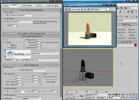 Tutorial Create 3D lipstick model part 4 6