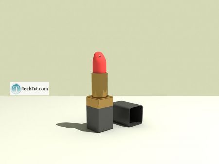 Tutorial Create 3D lipstick model part 4 7