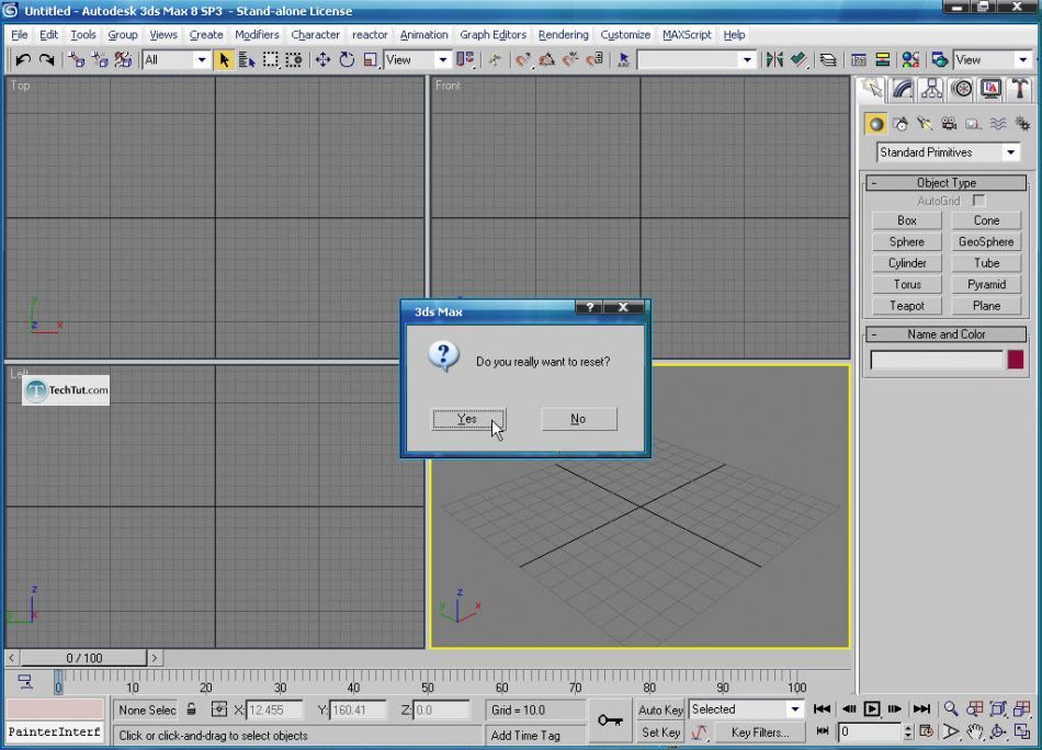 How to create glasses in 3D max