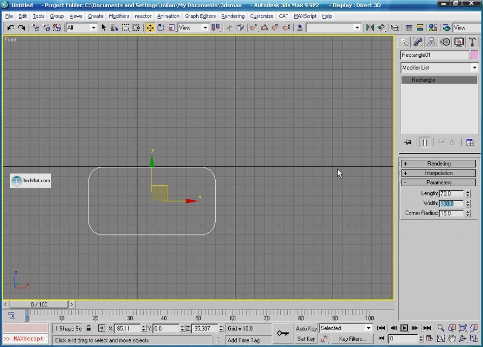 How to create glasses in 3D max