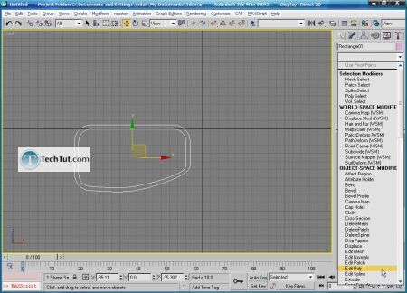Tutorial Create 3D glasses model in max part 1 9