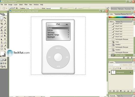 Tutorial Create iPod using Photoshop part 4 3