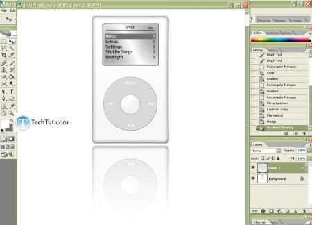 Tutorial Create iPod using Photoshop part 4 5