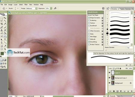 Tutorial Makeup retouch and finelize photo and skin correction 3