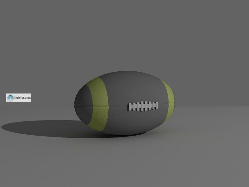 Rugby ball - American football ball 3d model