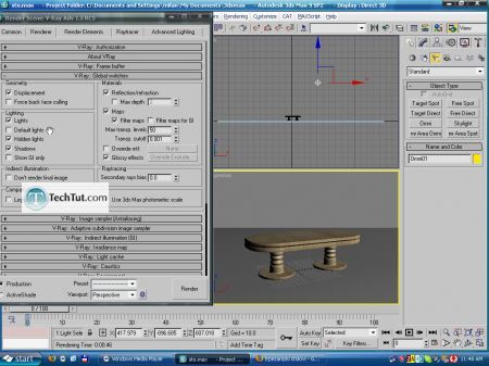 Tutorial Produce the final render of modern kitchen table 10