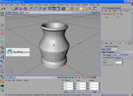 Tutorial Polygons and nurbs for jug 1