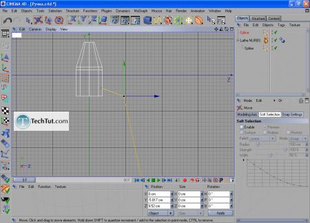Tutorial Nurbs and modeling pen in Cinema 4D 3