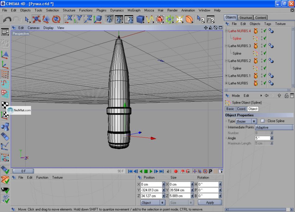 How to create a simple pen in Cinema 4D
