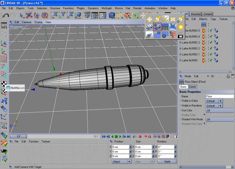 How to create a simple pen in Cinema 4D