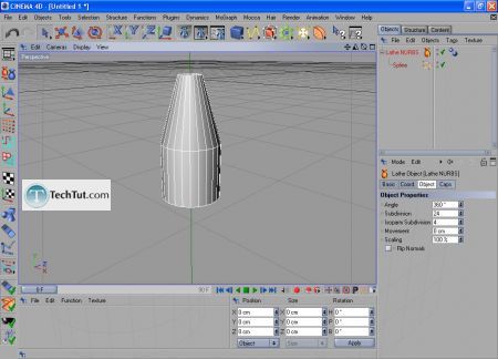 Tutorial Create a pen model in cinema 4D 5