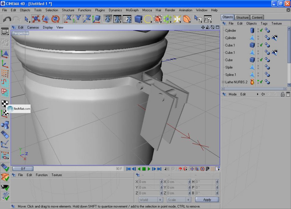 How to create a sugar bowl in Cinema 4D