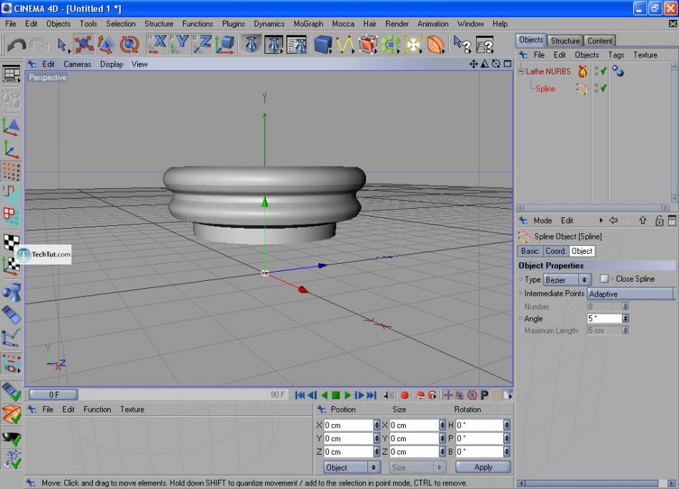 How to create a sugar bowl in Cinema 4D
